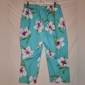 Vintage (80s) Cathy Daniels Floral Fun Pants petite size sm